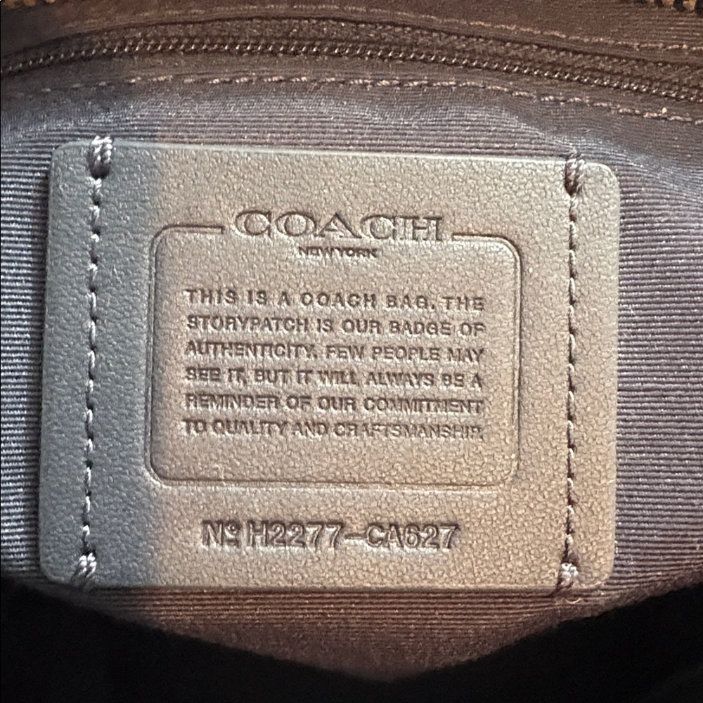 COACH Ellis Weekender Tote in Colonial Blue - Picture 15 of 17